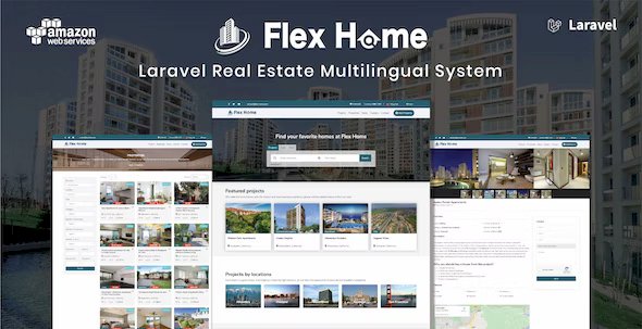 Flex Home v2.32 Laravel Real Estate