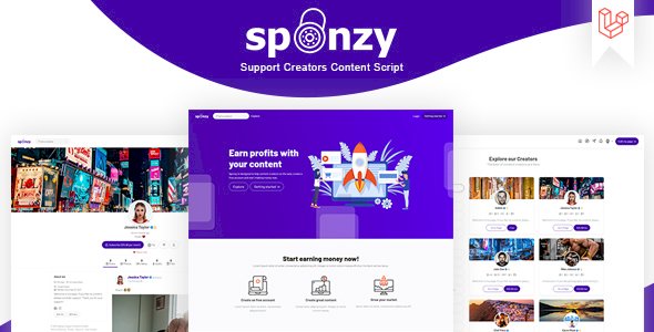 Sponzy Support Creators Content