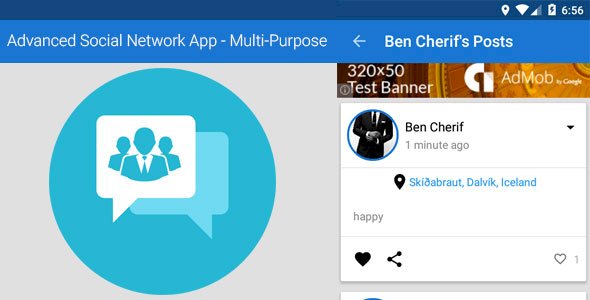 Advanced Social Network App Multi Purpose