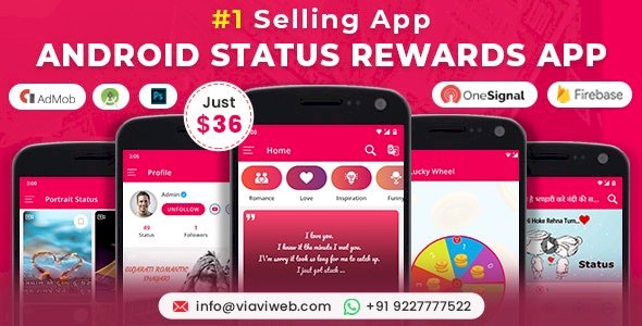 Android Status App With Reward