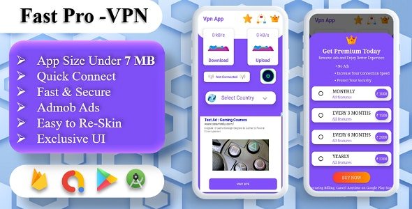 Fast Pro VPN Android Application