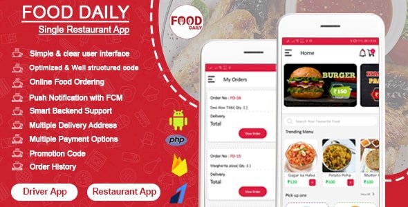 Food Daily Android Food Delivery App