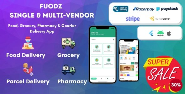 Fuodz v1.2.3 Grocery Delivery App Platforms