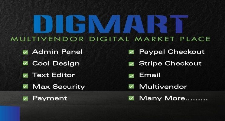 DigMart Multivendor Digital MarketPlace
