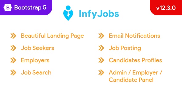 InfyJobs v12.3.0 Job Portal Laravel Job Board