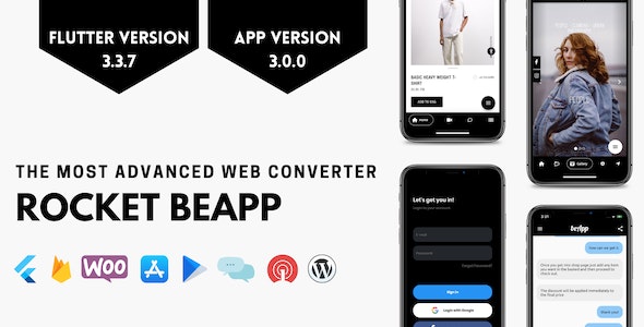Rocket BeApp v3.0.0 Flutter Web Converter