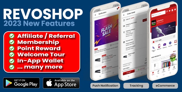 RevoSHOP eCommerce Woocommerce App