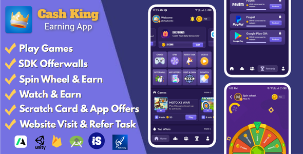 Cash King v3.0 Android Earning App