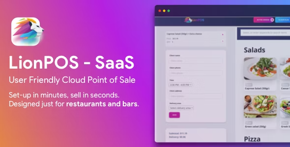 Lion POS v3.5.0 SaaS Point Of Sale