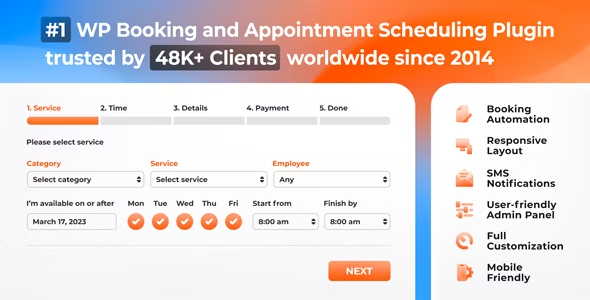 Bookly PRO v6.3 Appointment Booking