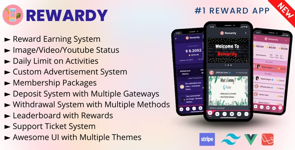 Rewardy v1.2 Status App With Reward Points