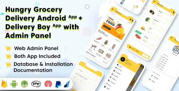 Hungry Grocery Delivery Android App
