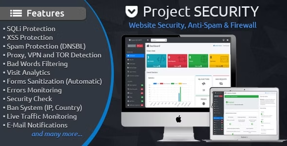 Project Security v5.0.2 Website Security Anti-Spam