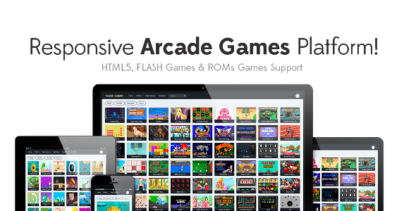 HTML5 Flash Arcade Game Platform Script