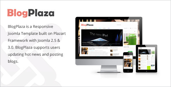 BlogPlaza – Responsive Joomla Template