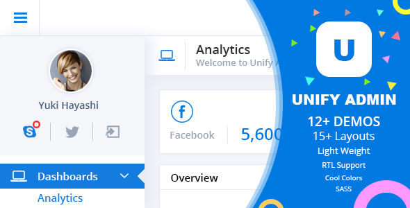 Unify Admin Template