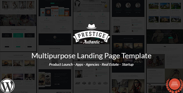 Prestige – Multi Purpose WordPress Landing Pages