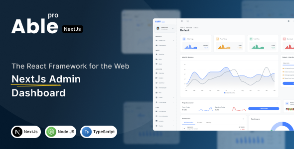 Able Pro Nextjs MUI React Admin Dashboard Template