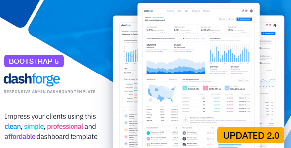 Dashforge – Responsive Admin Dashboard Template