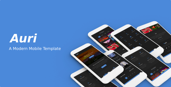 Auri – A Modern Mobile Template