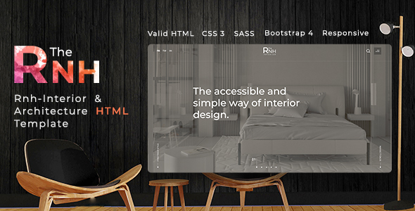 TheRNH – Interior and Architecture HTML Template