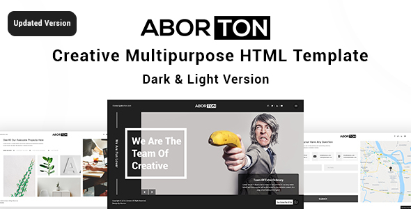 AborTon – Creative Multipurpose Responsive HTML5 Template