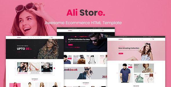 Alistore – Responsive Minimal eCommerce HTML Template