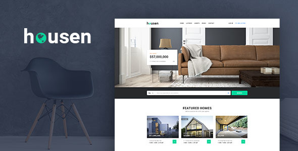 Housen – Real Estate PSD Template