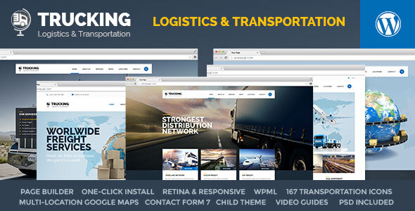 Trucking – Transportation & Logistics WordPress