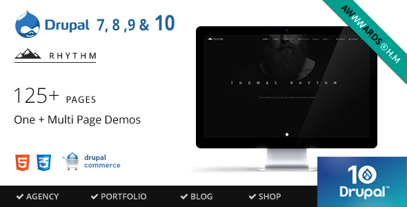 Rhythm – Drupal 10 9 8 7 Multipurpose Commerce theme