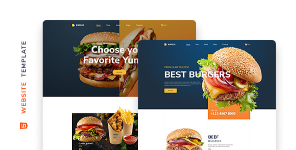 Burgos – Street Food HTML5 Template