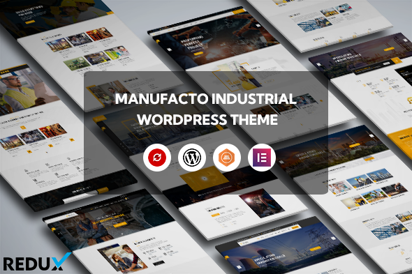 Manufacto –  Factory WordPress Theme