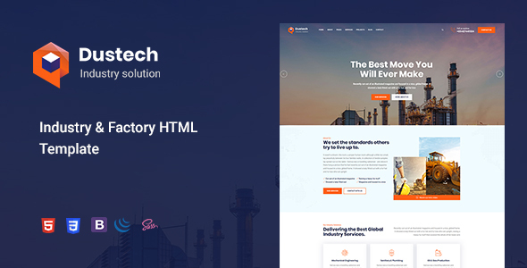 Dustech – Industry & Factory HTML Template