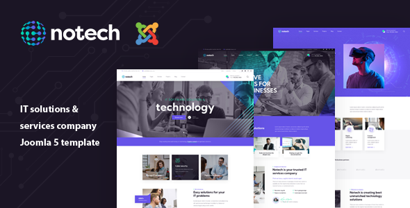 Notech – Joomla 5 IT Solutions & Services Template