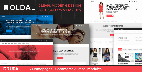 Oldal – Business & eCommerce Drupal Theme