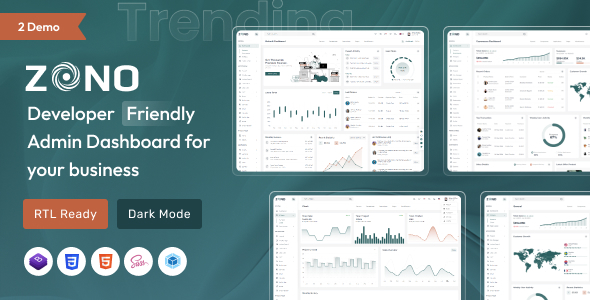 Zono – Bootstrap Admin Dashboard Html Template