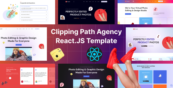 Photodit – Clipping Path Service React NextJs Template