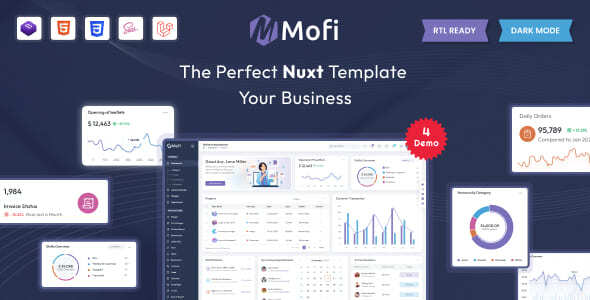 Mofi – Laravel Admin Template