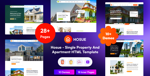 Hosue – Single Property & Apartment HTML Template