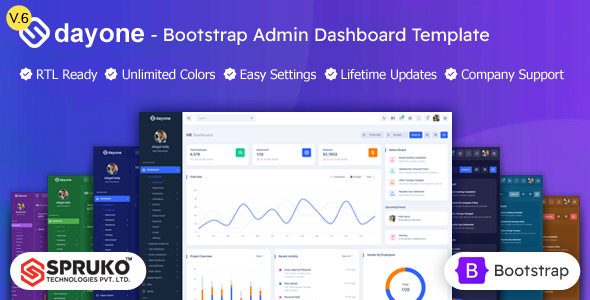 Dayone – Bootstrap Admin Dashboard HTML Template