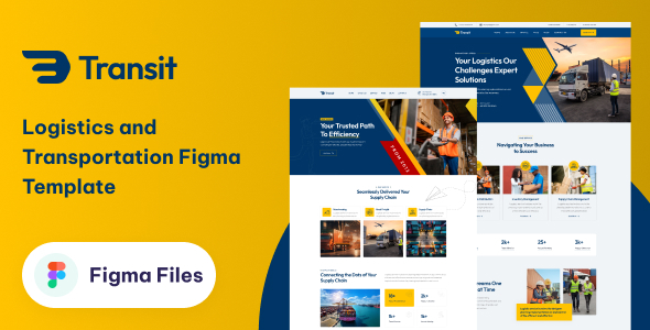 Transit – Logistics and Transportation Figma Template