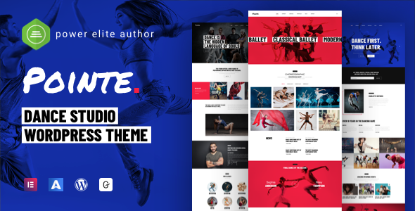 Pointe – Dance Studio WordPress