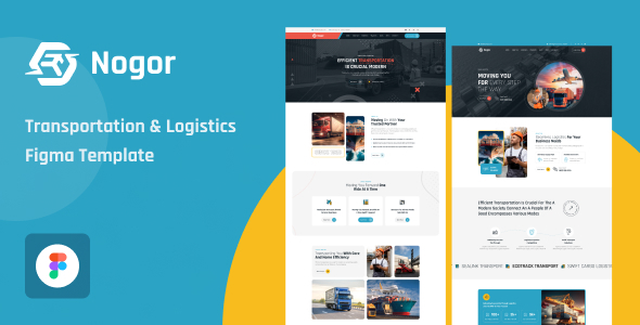 Nogor – Transportation & Logistics Figma Template