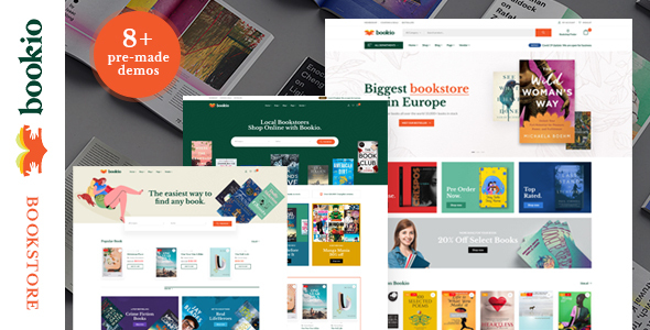 Bookio – Book Store WooCommerce WordPress Theme