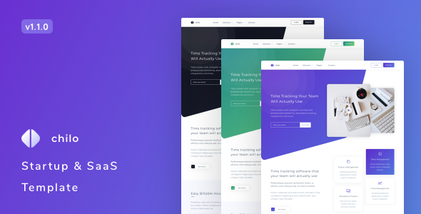 Chilo – Startup and SaaS Template