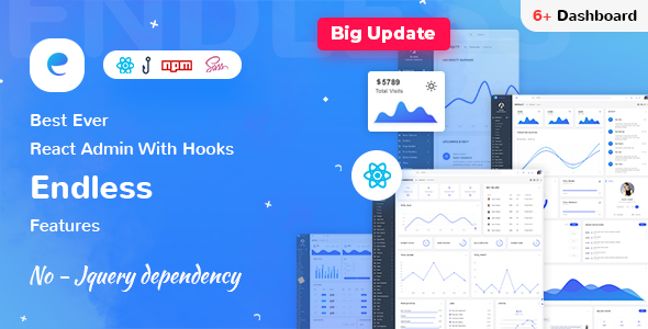 Endless – React Admin Template