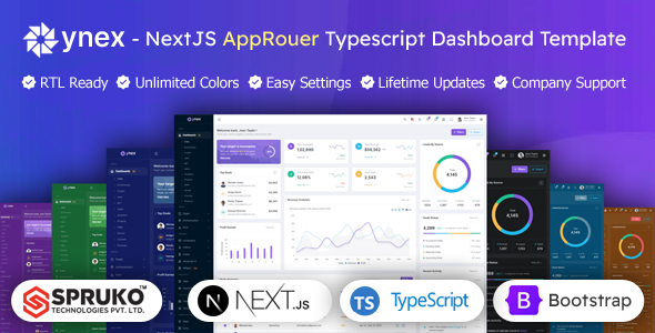 Ynex – NextJS AppRouer Typescript Admin Dashboard Template