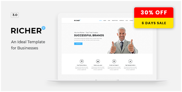 Richer – Responsive Multi-Purpose Theme