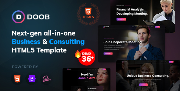 Doob – Business & Consulting Bootstrap 5 Template