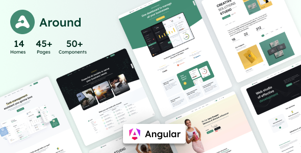 Around – Angular Multipurpose Template + UI Kit